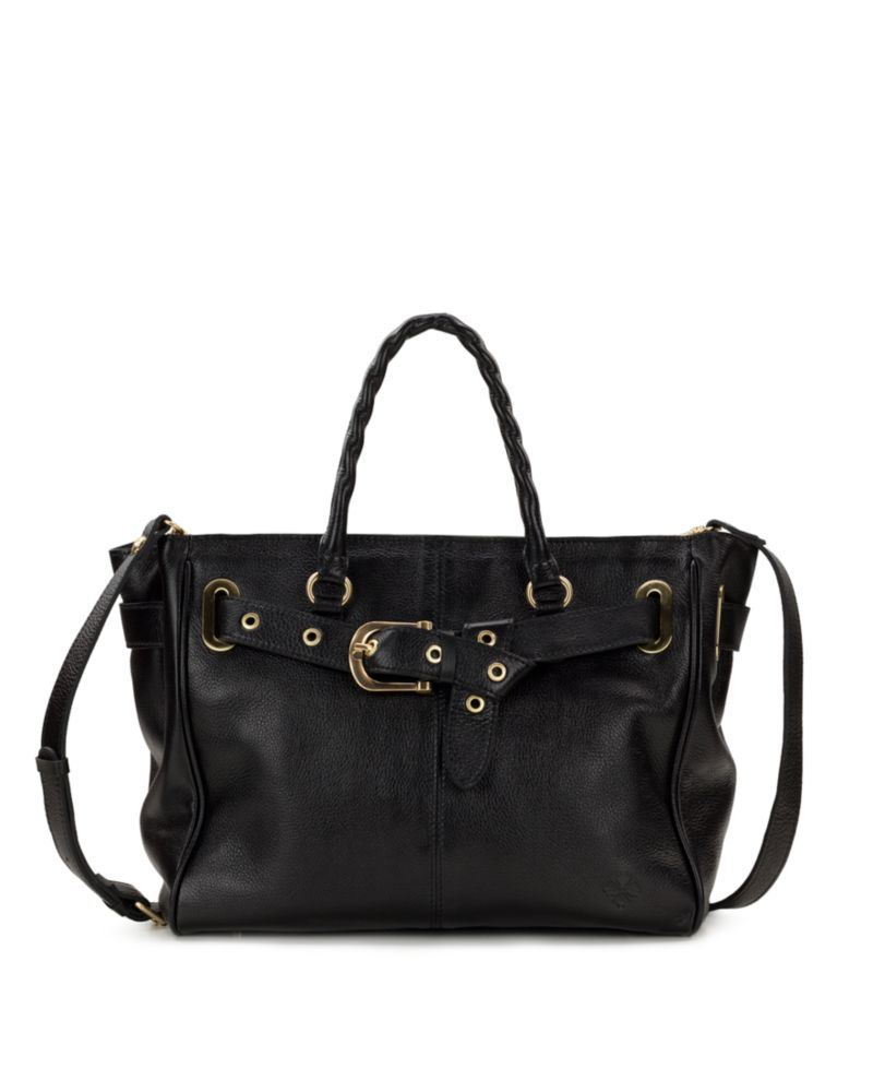 Kari Belted Extra-Large Satchel Handbag