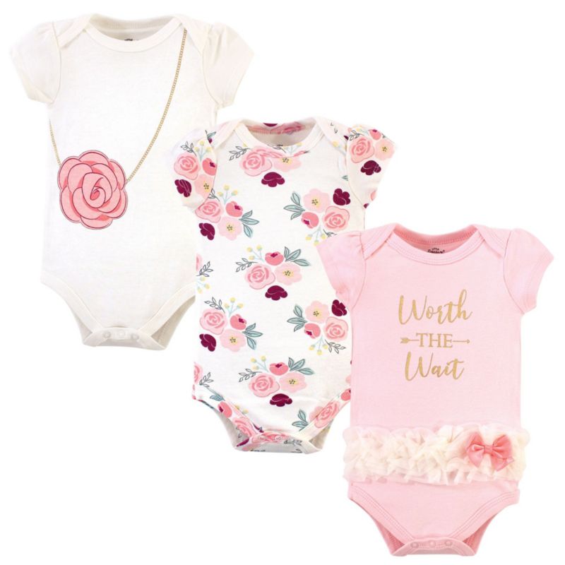 Little Treasure Baby Girls Cotton Single-Piece Clothing