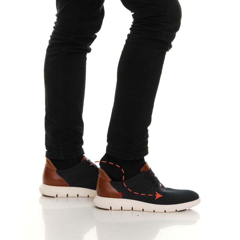 Men's Victory Street Hands-Free Slip On Technology Lightweight Mesh Oxfords