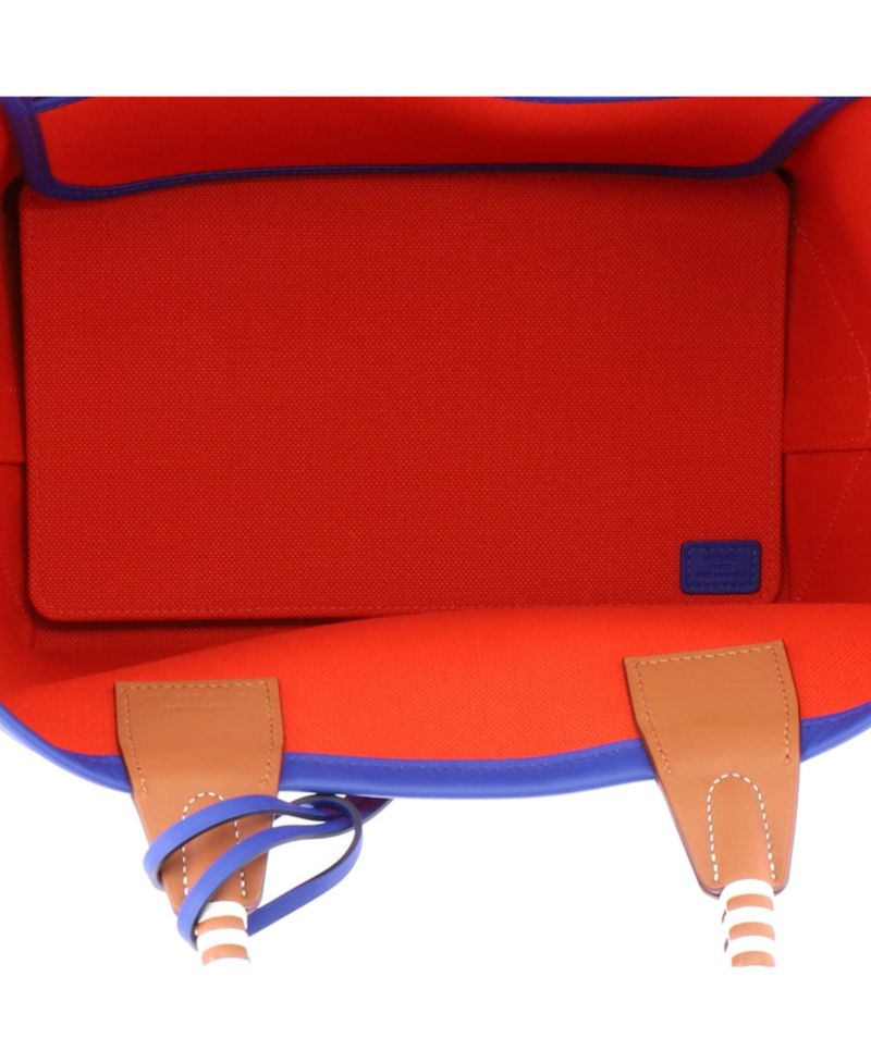 25 Sac Steeple Tote Toile with Leather