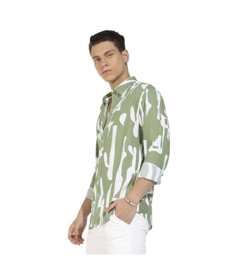 Men's Abstract Print Shirt