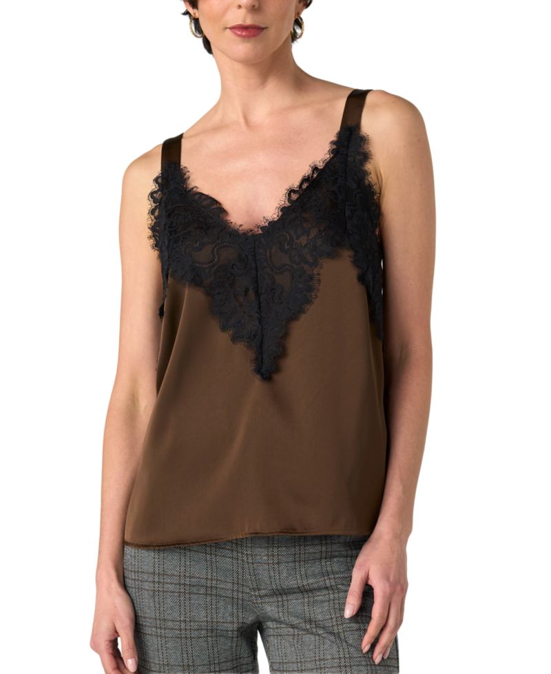 Petite Lace V-Neck Camisole