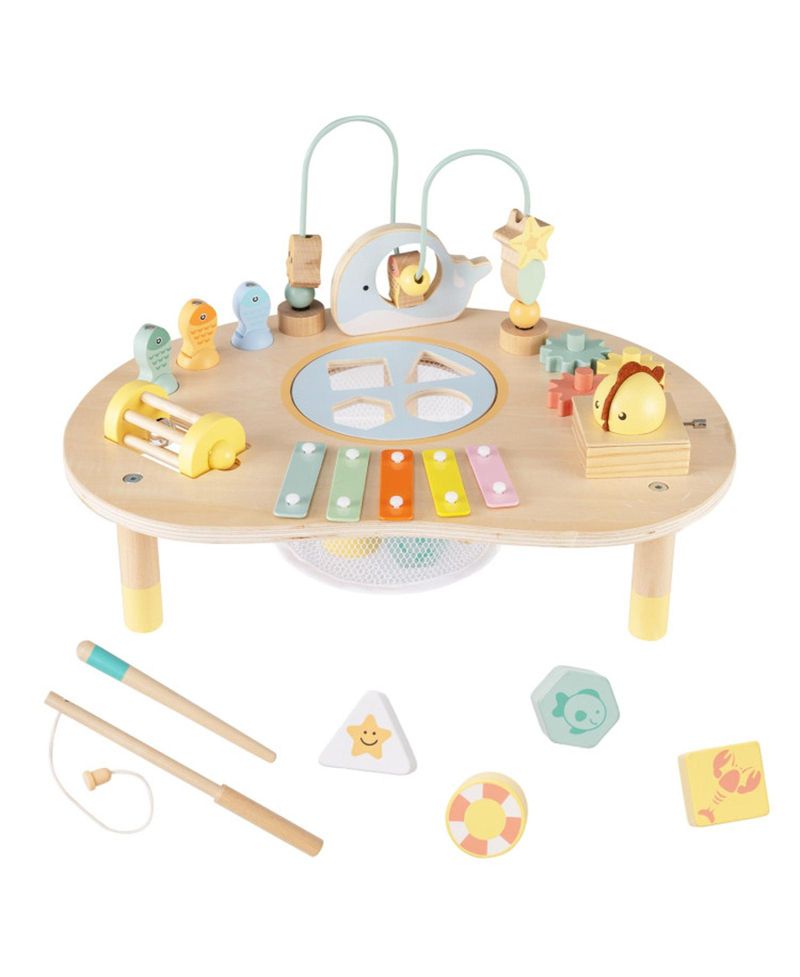 7-in-1 Wooden Activity Table, Ages 12 Months+