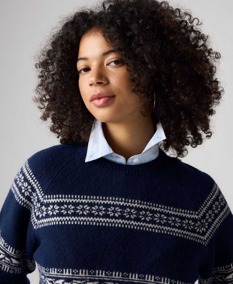 Women's Jolie Fair Isle Wool-Blend Crewneck Sweater