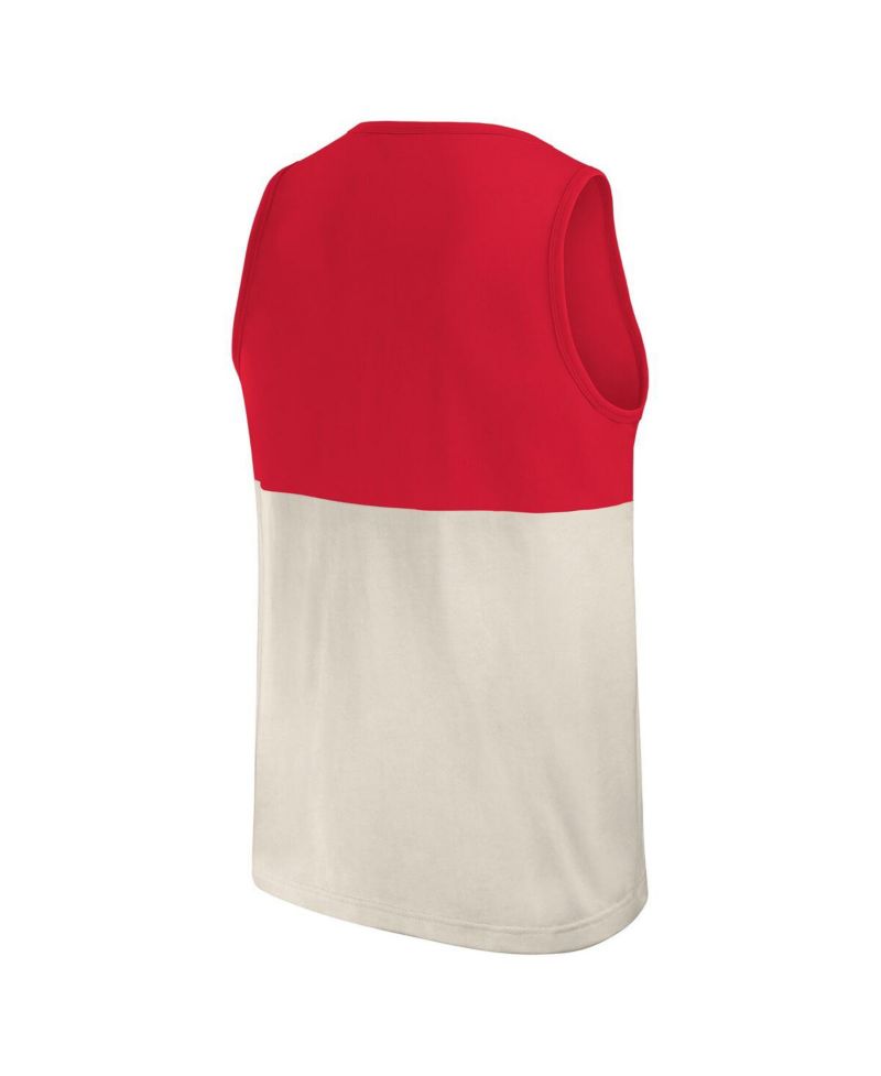 Darius Rucker Collection by Men's Red Washington Nationals Color Block Tank Top