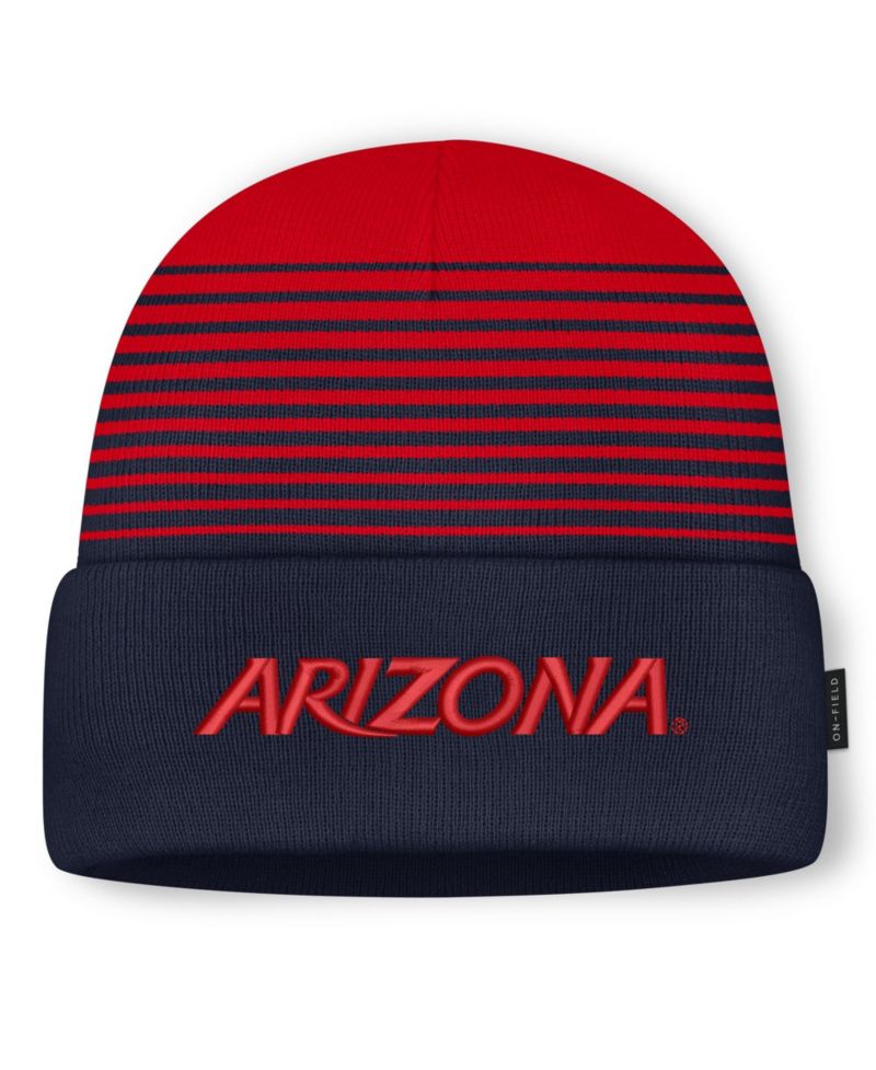 Men's and Women's Navy/Red Arizona Wildcats On-Field Utility Knit Hat