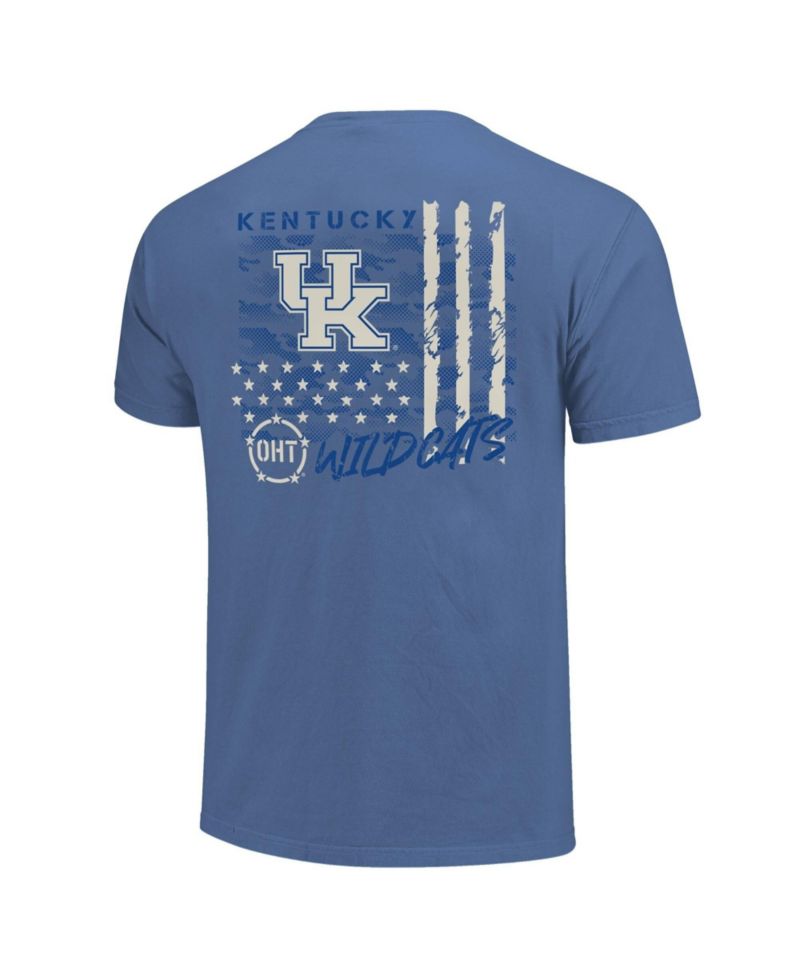 Men's Royal Kentucky Wildcats Comfort Colors OHT Camo Overlay T-Shirt