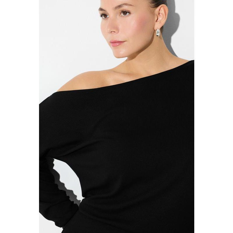Women's Amia One-Shoulder Gathered-Waist Jersey Evening Gown
