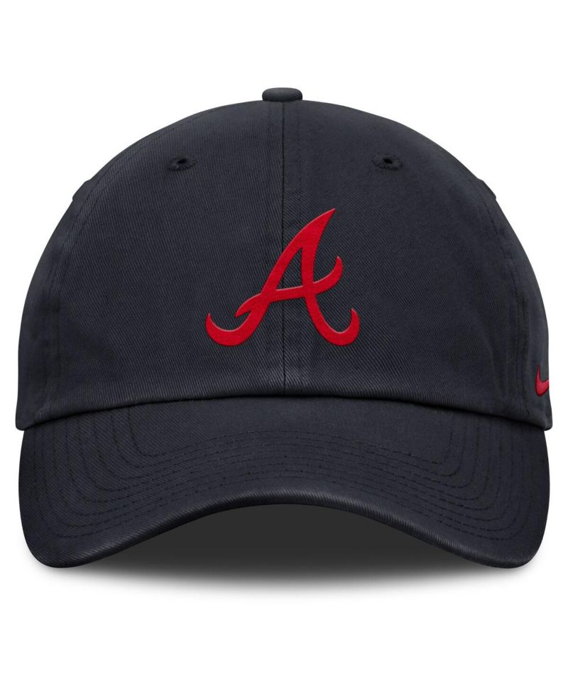 Men's Navy Atlanta Braves Club Adjustable Hat