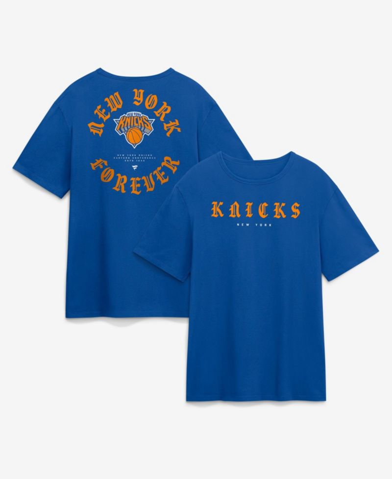 Men's Blue New York Knicks Forever Legacy Cotton T-Shirt