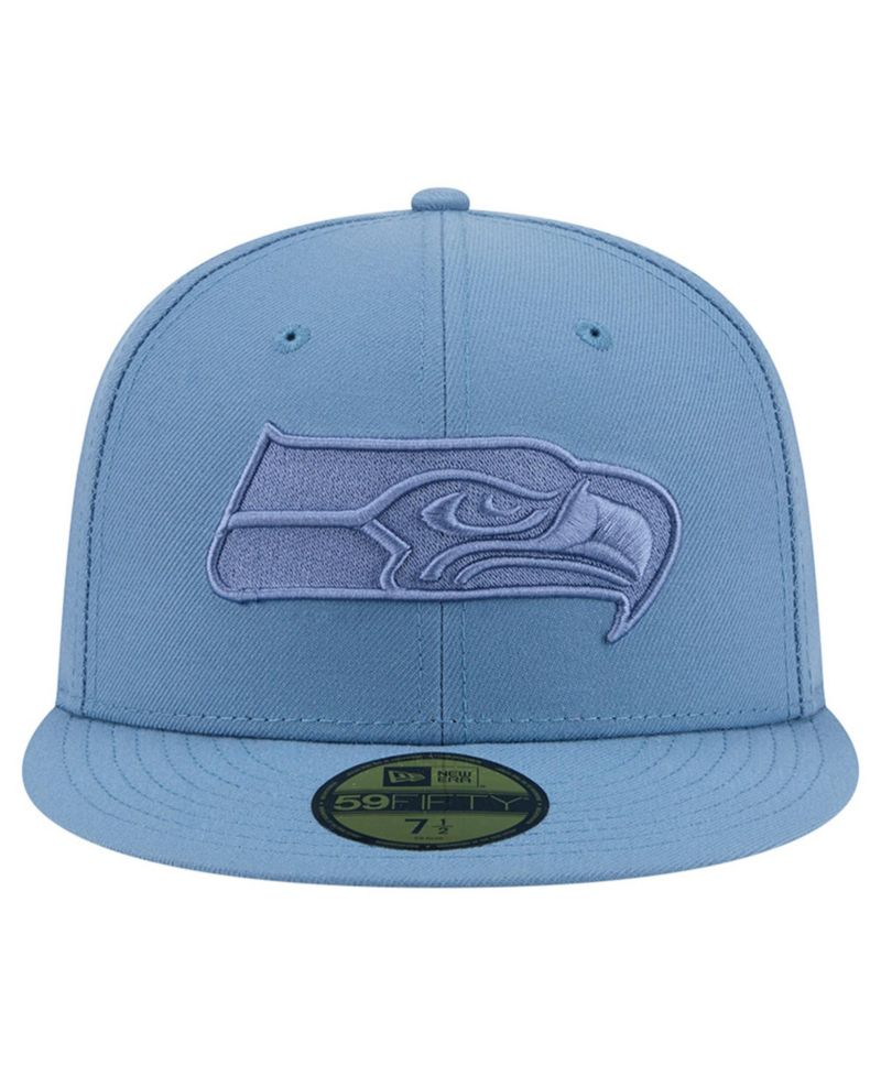 Men's Blue Seattle Seahawks Color Pack 59FIFTY Fitted Hat