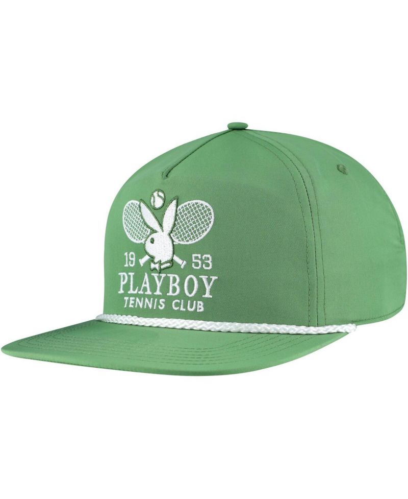 Men's Kelly Green Playboy Tennis Club Golf Adjustable Hat