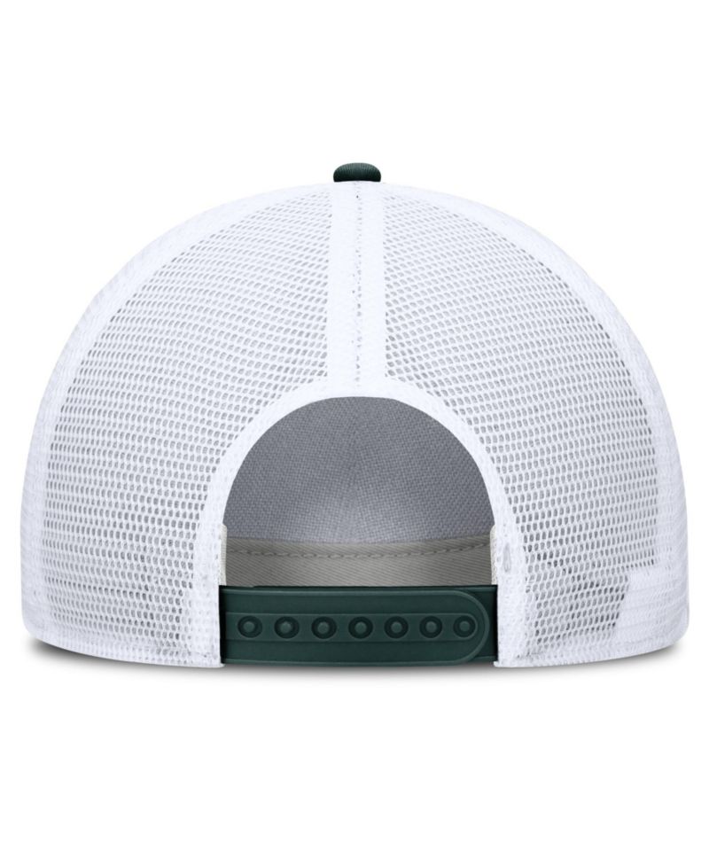 Men's and Women's White Michigan State Spartans Country Club Golfin' Rise Trucker Adjustable Hat