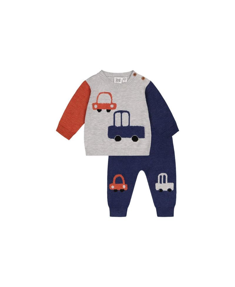 Baby Boys ( 3M to 24 M ) Knitted Top and Pants Set