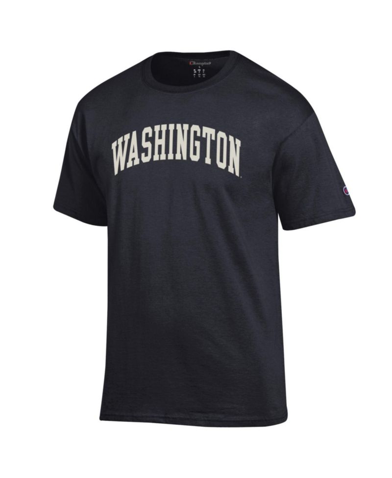 Men's Purple Washington Huskies Basic Arch T-Shirt