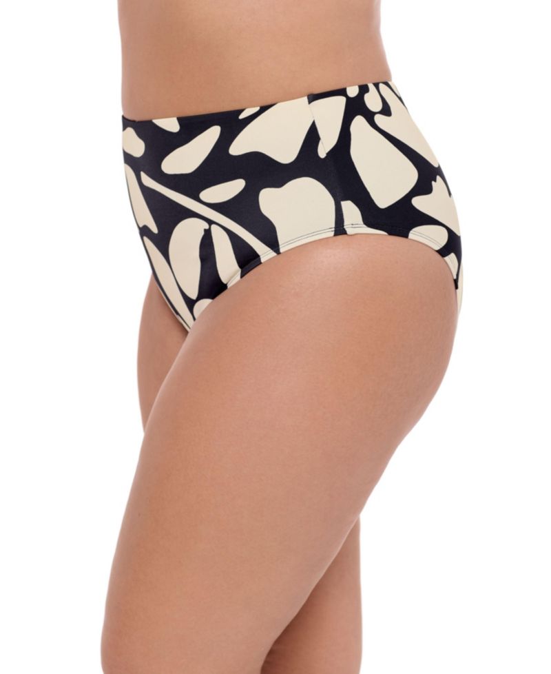 Women's Smoothing and Sculpting Classic High-Waist Swimsuit Bikini Bottoms