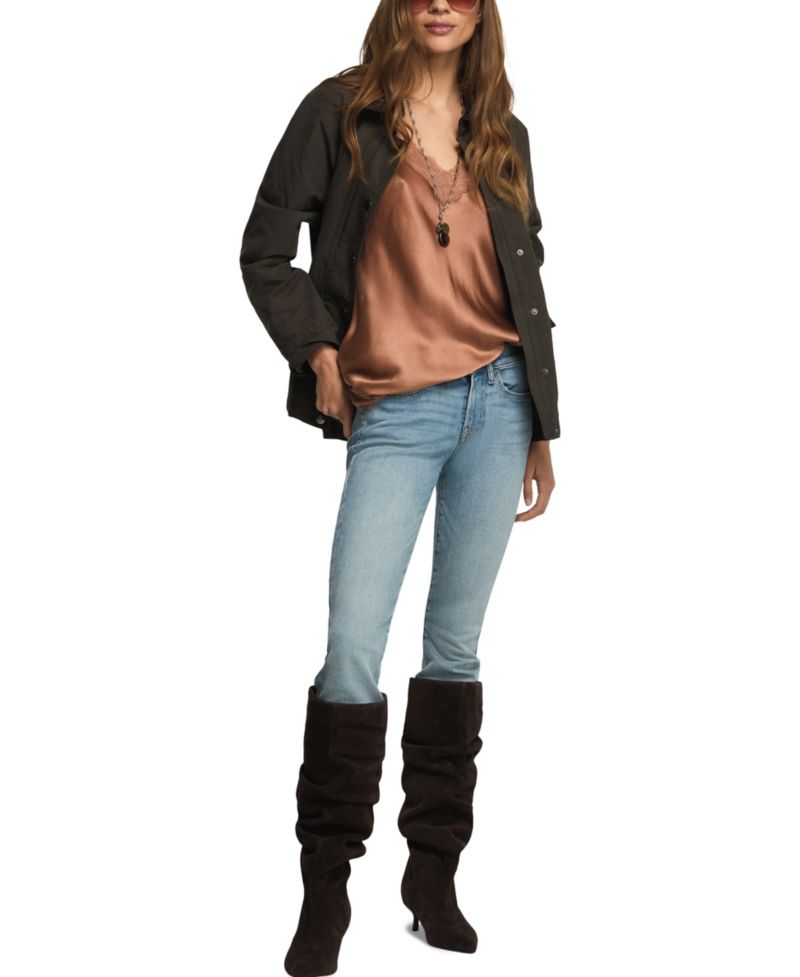 Women's Sweet Straight Mid-Rise Jeans