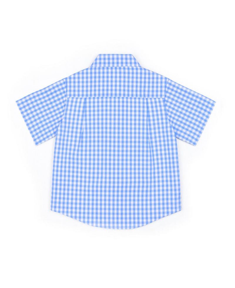 Little Boys Gingham Camp Shirt