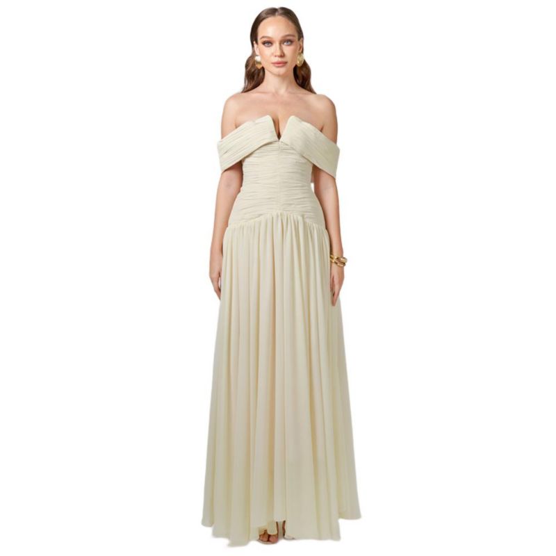 Women's Keecia Off Shoulder Chiffon Gown