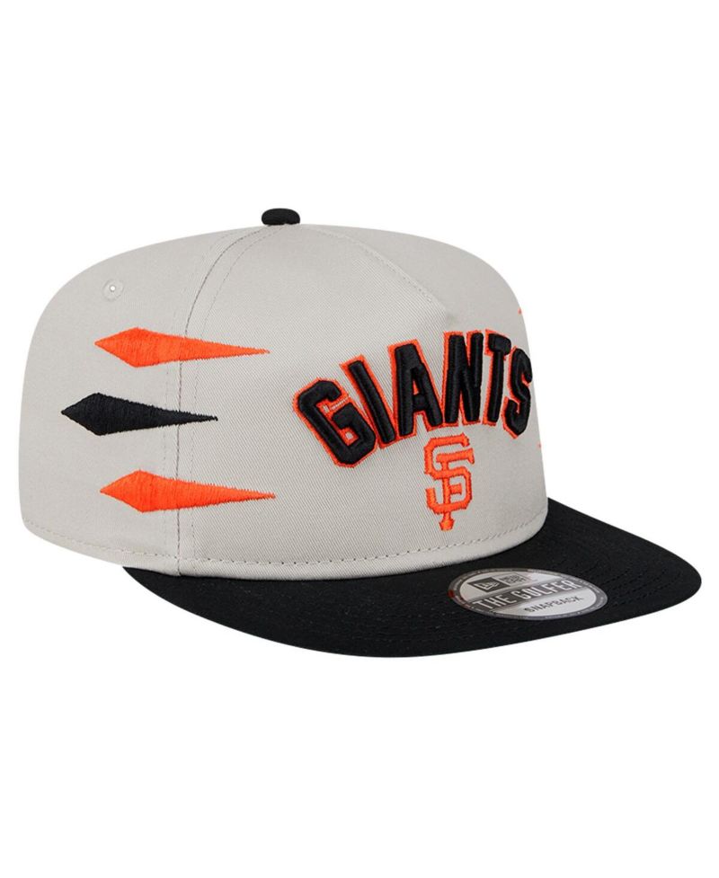 Men's Cream San Francisco Giants Iron Golfer Snapback Hat