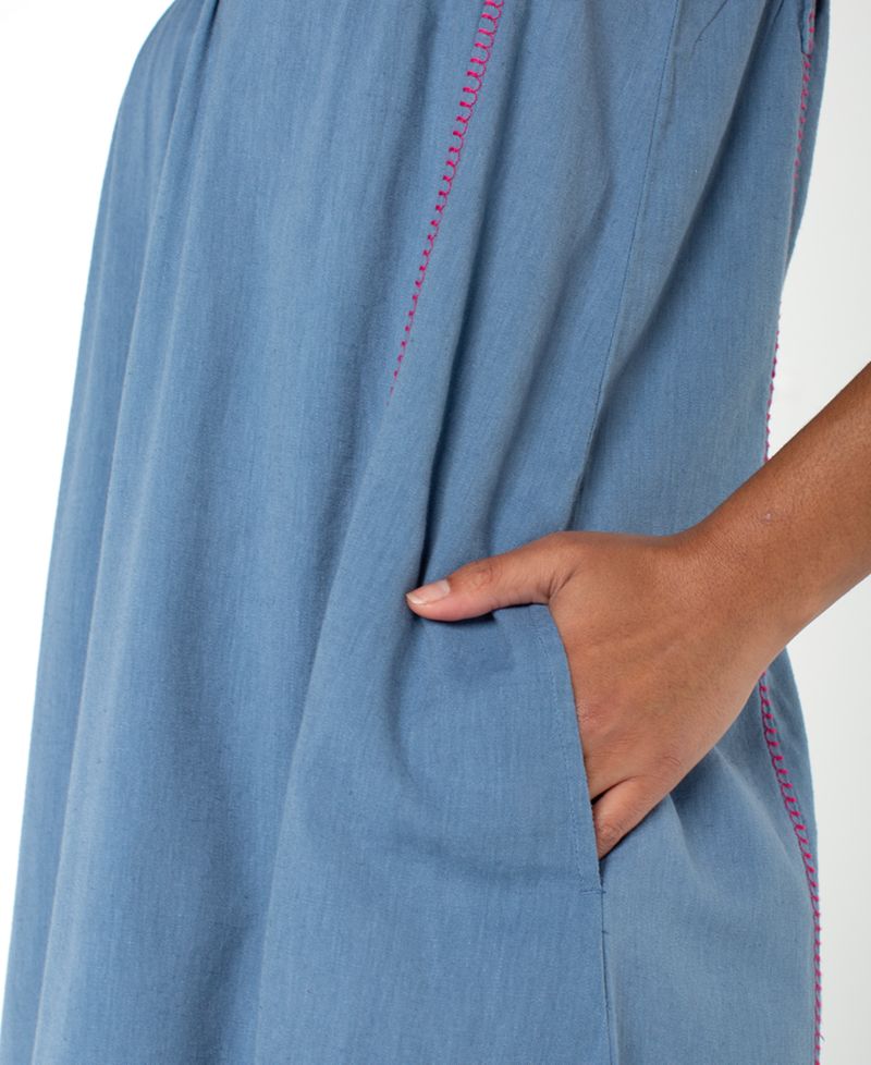Women's V-Neck Woven Dress