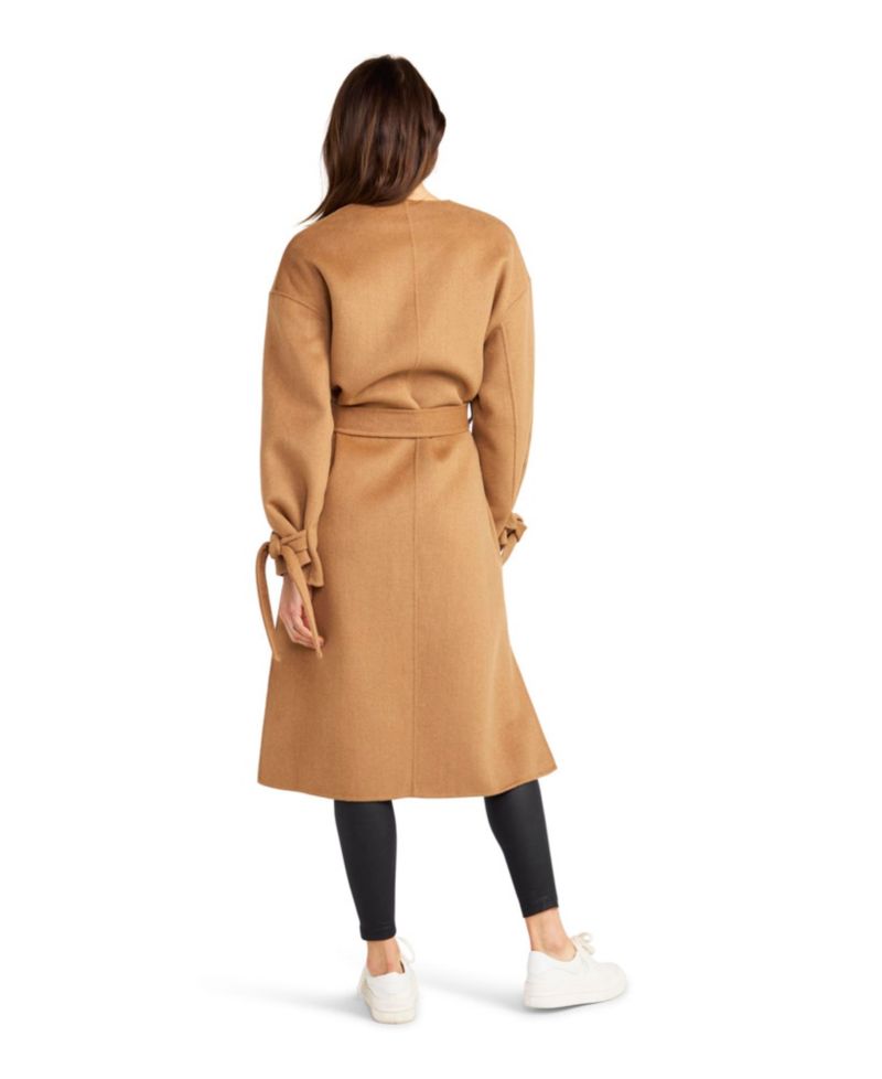 Women's Head Over Heels Collarless Robe Coat