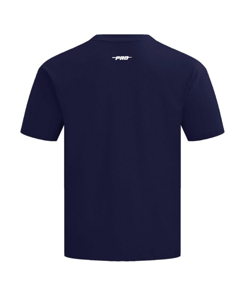 Men's Navy Seattle Mariners Turn It Up Dropped Shoulder T-Shirt