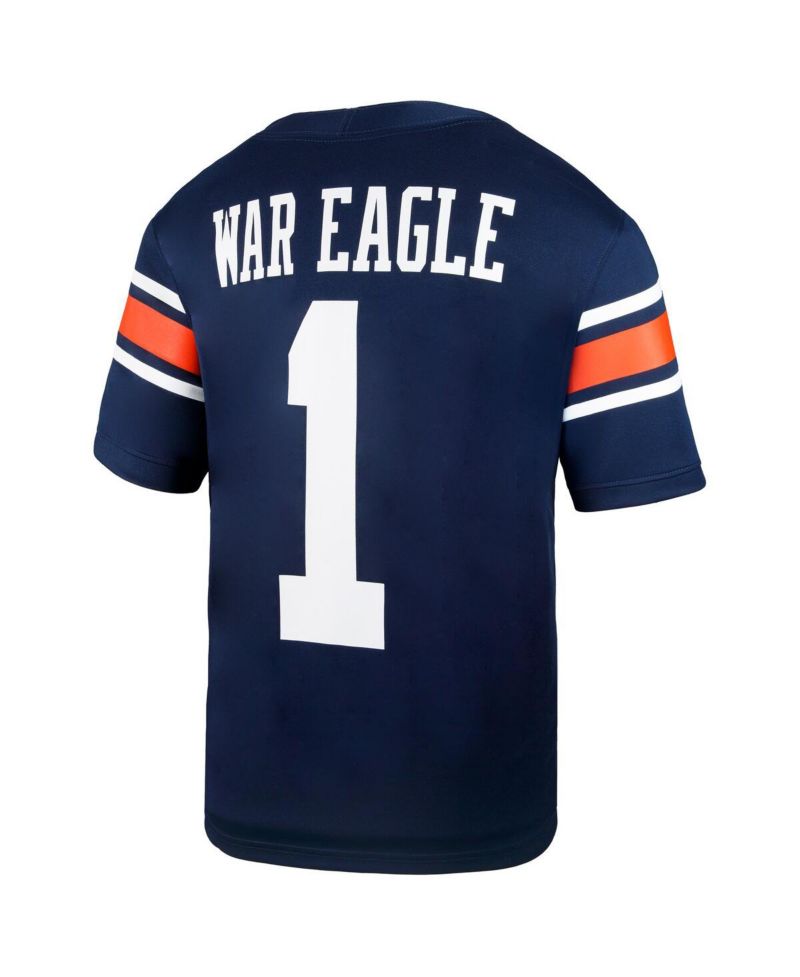 Big Boys and Girls 1 Navy Auburn Tigers Untouchable Replica Game Jersey