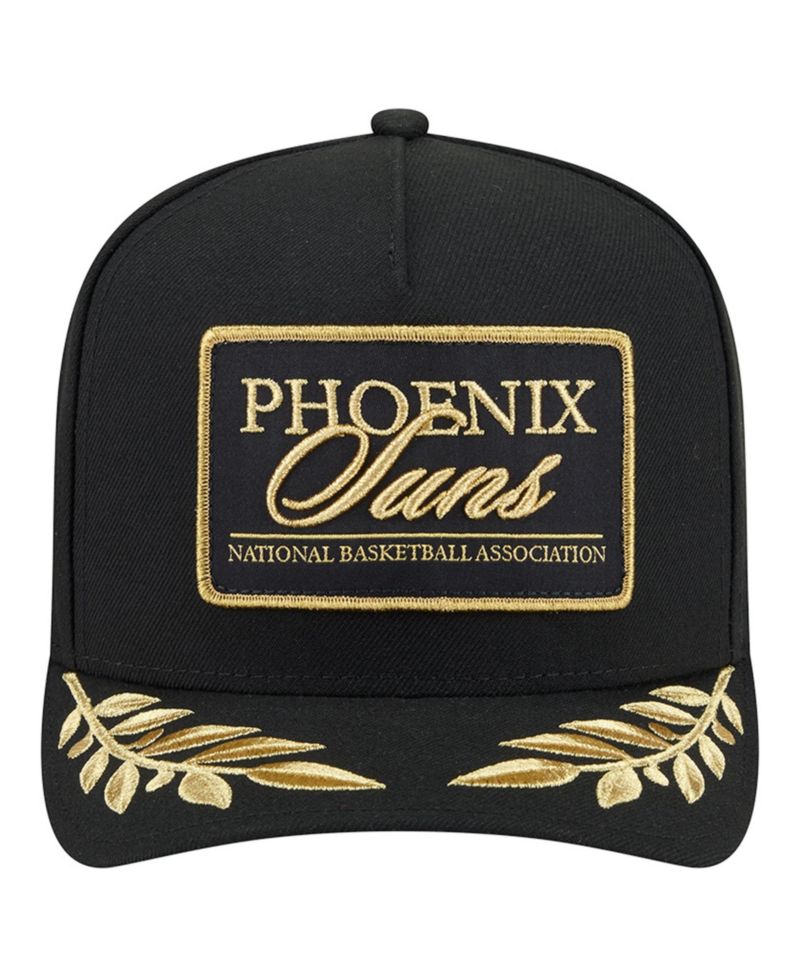 Men's Black Phoenix Suns Golden 9FIFTY Snapback Hat