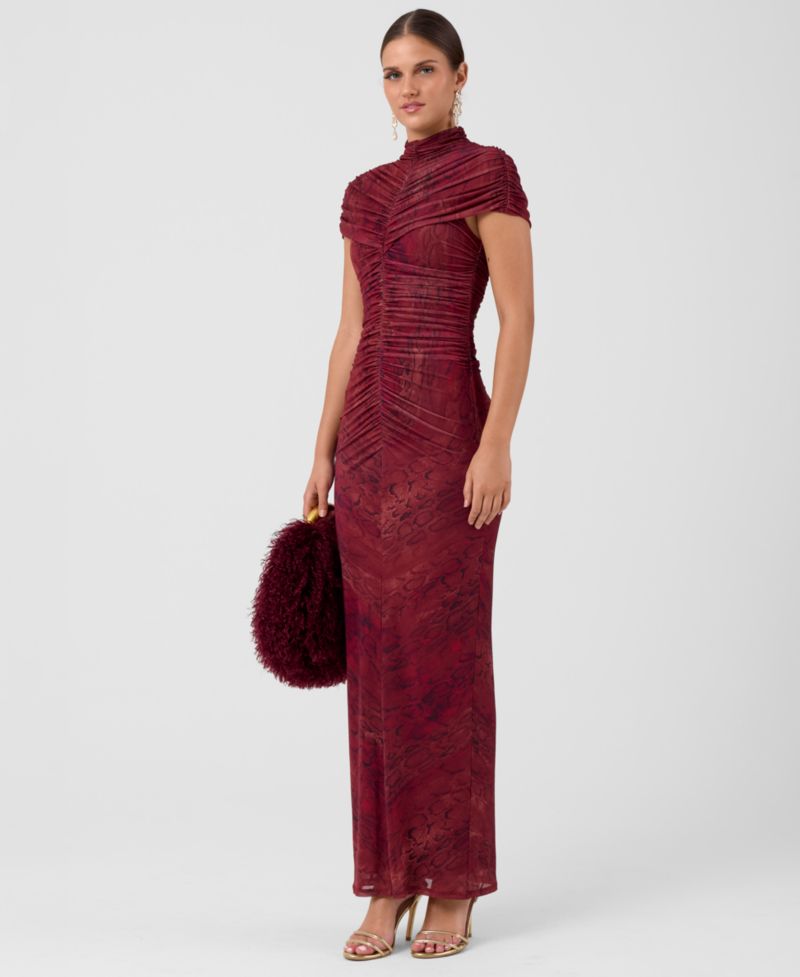 Women's Delphine Mesh Body-Con Midi Dress