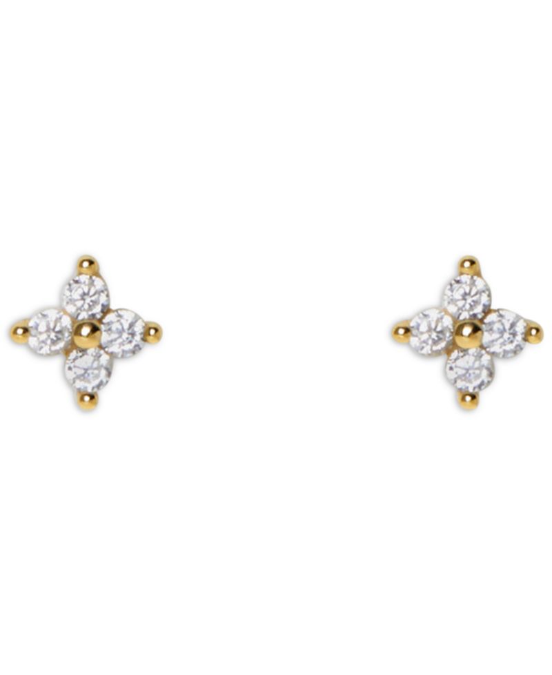 Debbie Gold-Plated Stud Earrings
