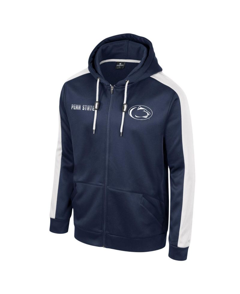 Men's Navy Penn State Nittany Lions Reese Full-Zip Hoodie