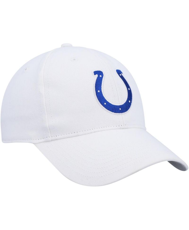 Big Boys and Girls White Indianapolis Colts Secondary MVP Adjustable Hat