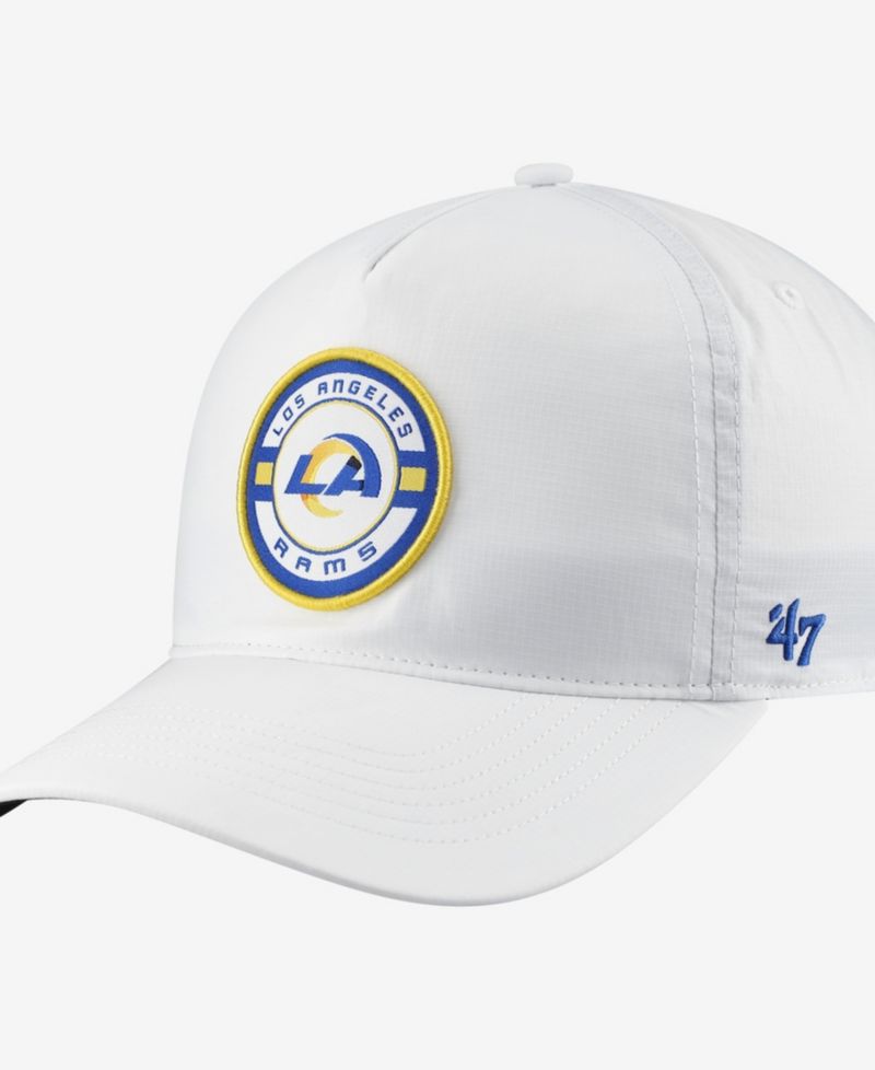 Men's White Los Angeles Rams Strand Adjustable Hitch Hat
