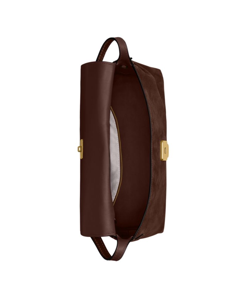 Chelsea Large Suede Shoulder Bag 36