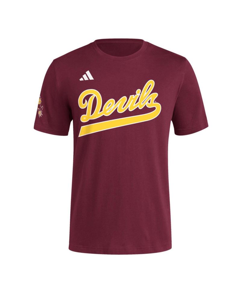 Men's Maroon Arizona State Sun Devils Fresh Wordmark T-Shirt
