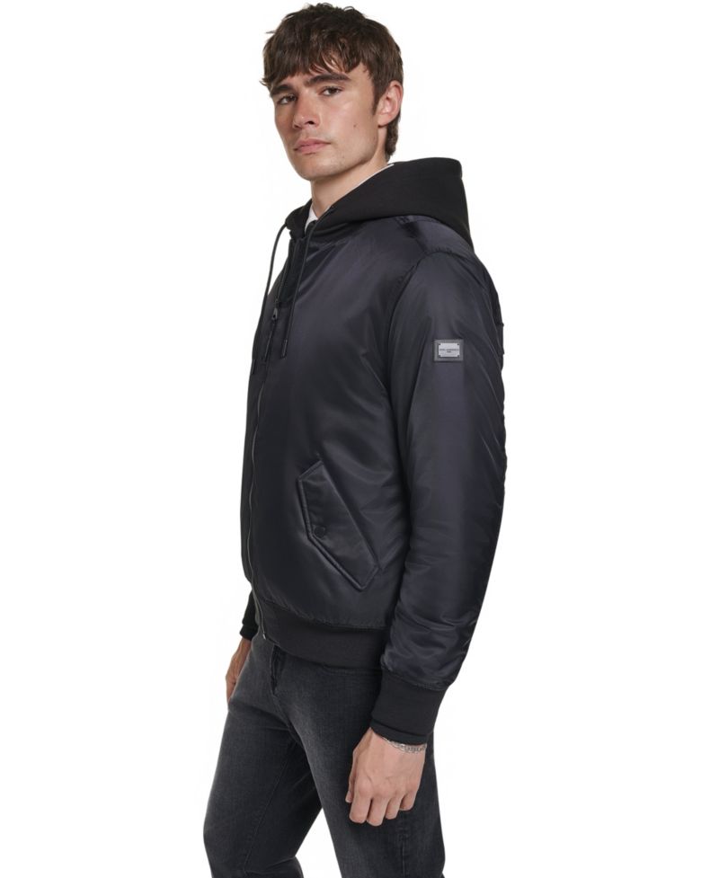 Men's Signature Hooded Bomber Jacket