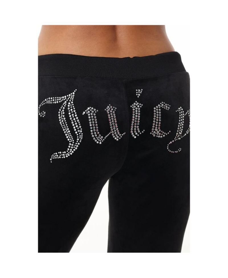 Women's OG Bling Track Pant Velour Y2K Bootcut Pants