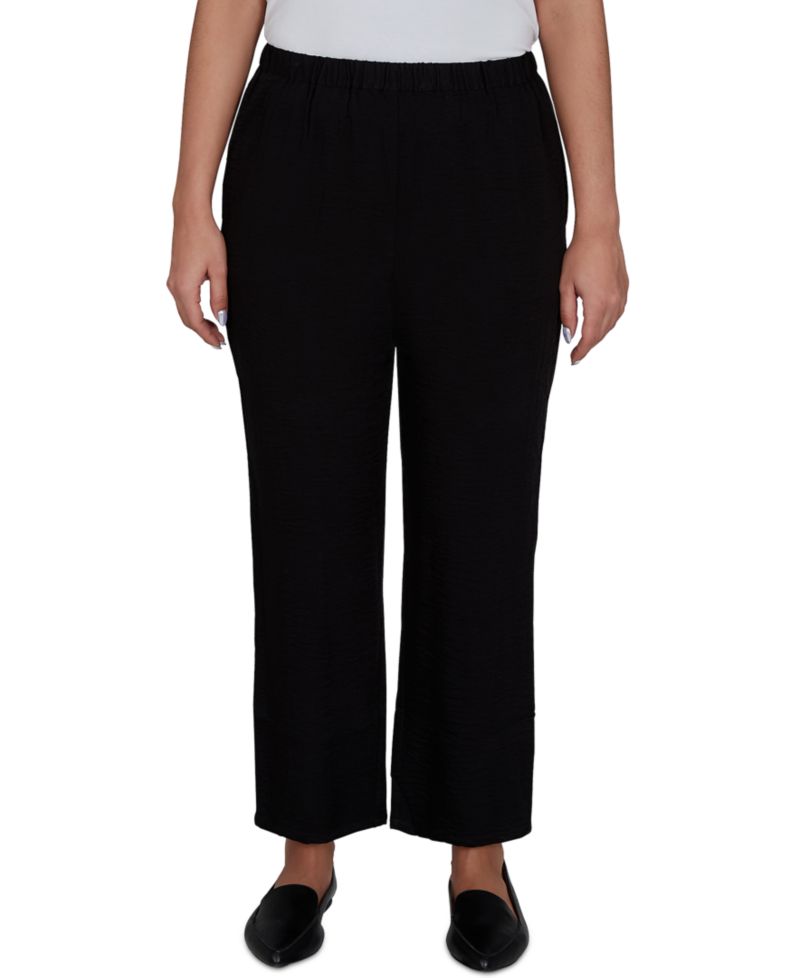 Women's Travel Advisory Crinkle Texture Ankle Pants