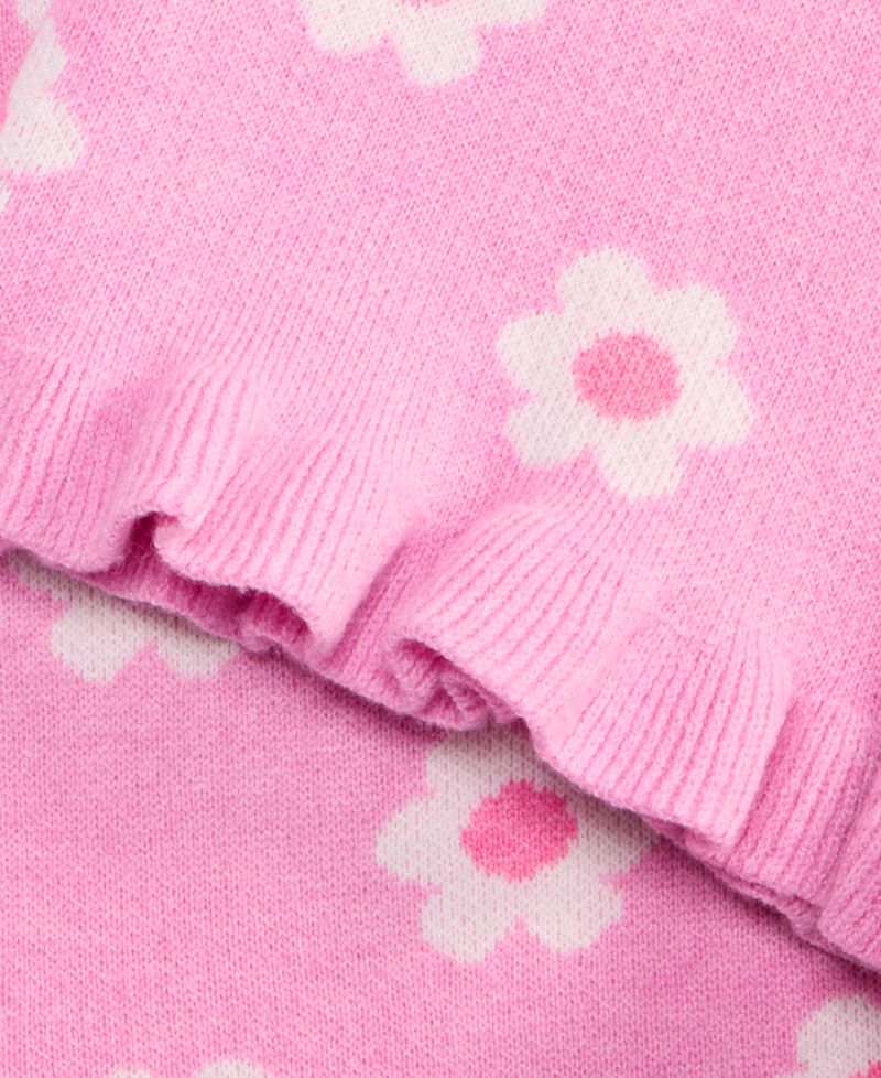 Toddler Girls' 12M-5T Flowers Sweater & Shorts, 2-Piece Set