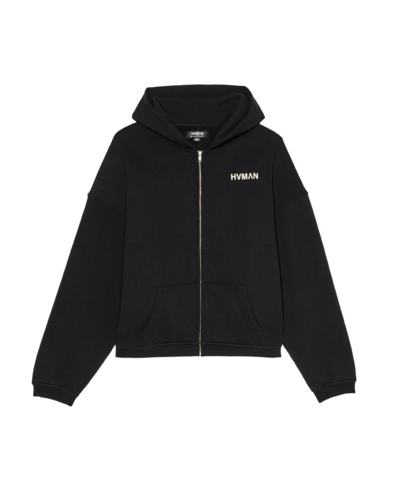 Men's Oversized-Fit Full-Zip French-Terry Sweatshirt