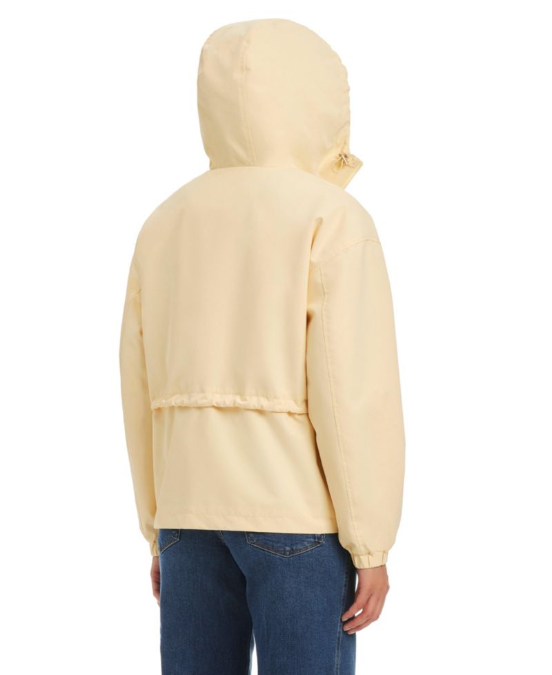 Women's Magic Print Cropped Anorak With Attached Hood