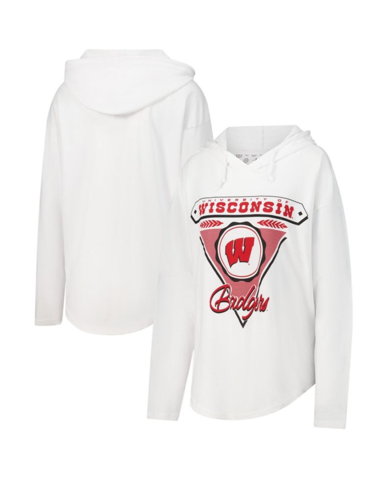 Women's Wisconsin Badgers San Bruno Graphic Long Sleeve Hoodie