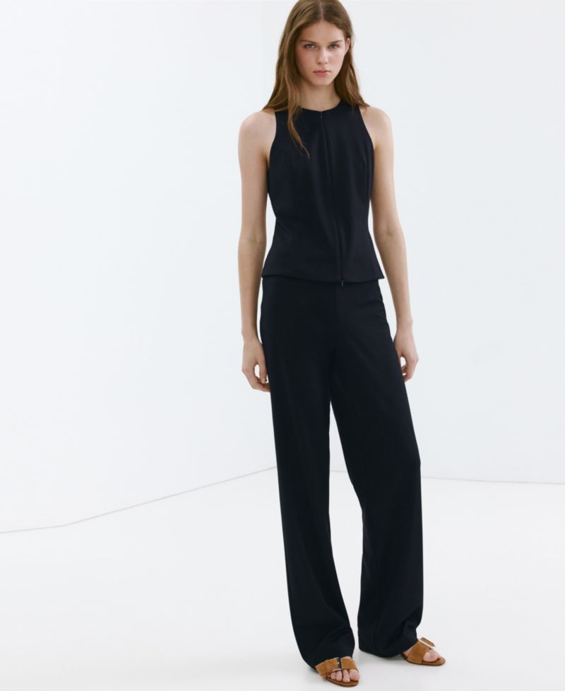 Women's Zipper Fitted Vest