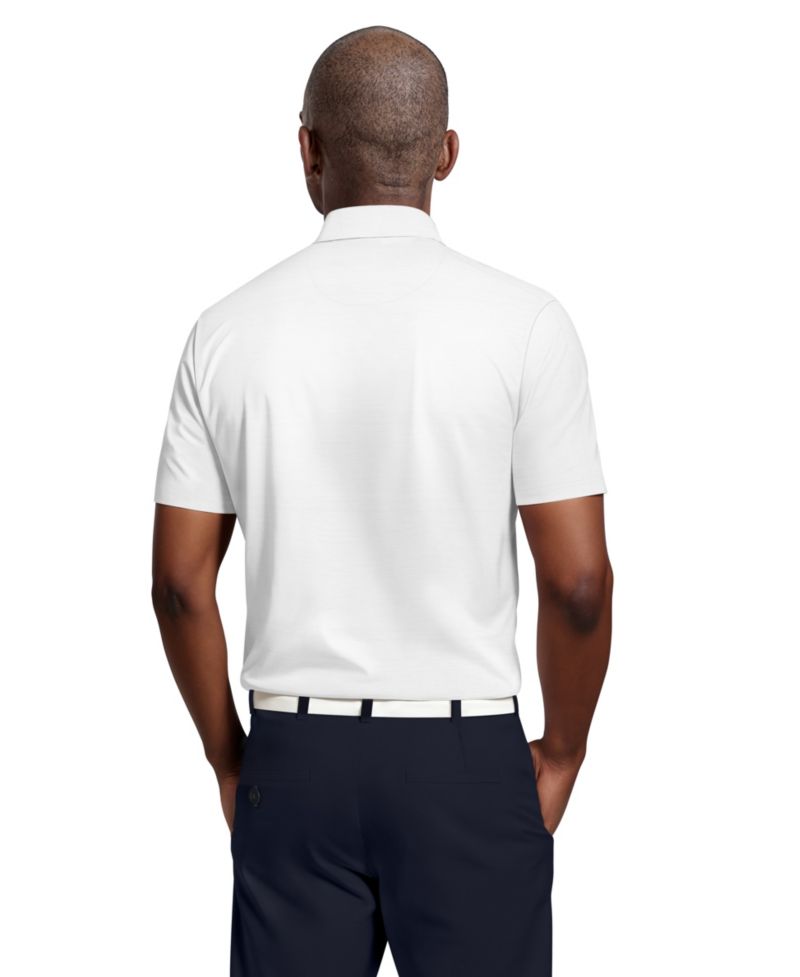 Men's Solid Cooling Texture Polo Shirt