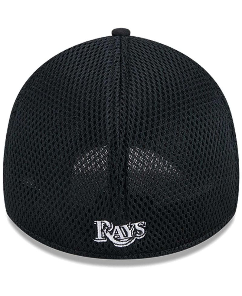 Men's Tampa Bay Rays Evergreen Black White Neo 39THIRTY Flex Hat