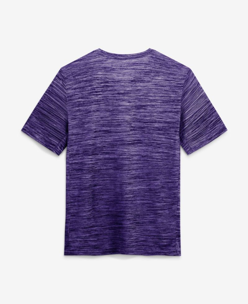 Men's Purple LSU Tigers Primetime Arch Logo Velocity Dri-FIT T-Shirt
