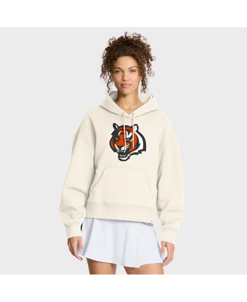 Women's Cream Cincinnati Bengals Dove Legacy Pullover Hoodie