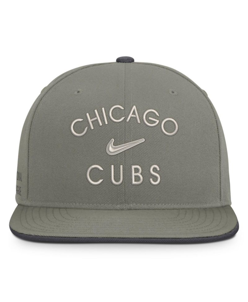 Men's Olive Chicago Cubs Pro Dri-FIT Snapback Hat