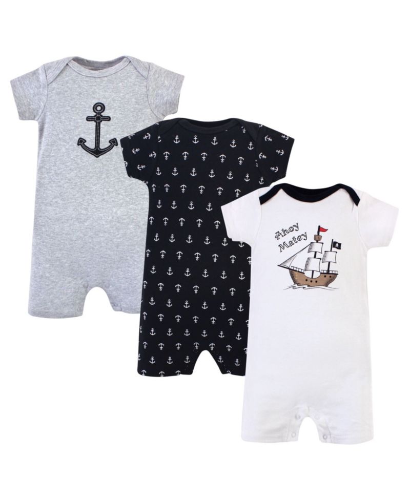 Baby Boys Hudson Soft Cotton Jumpsuits